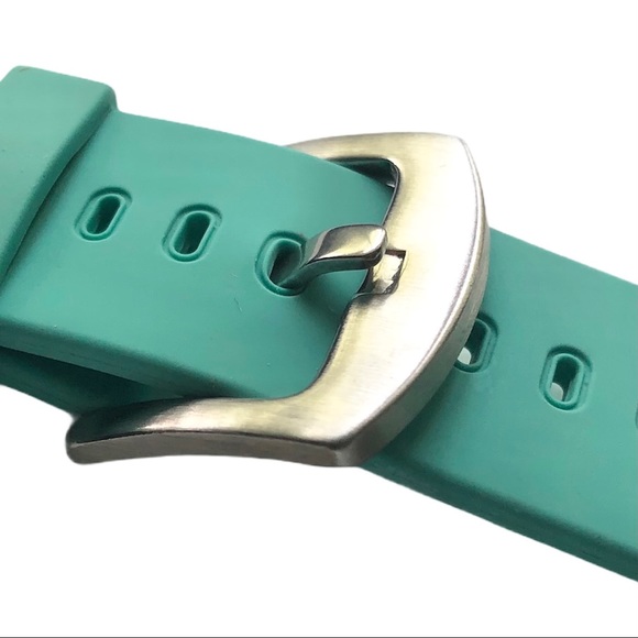 5/$20 NEW Mint Green Silicone Band Buckle Apple Watch 38/40/41mm S/M - Picture 5 of 9
